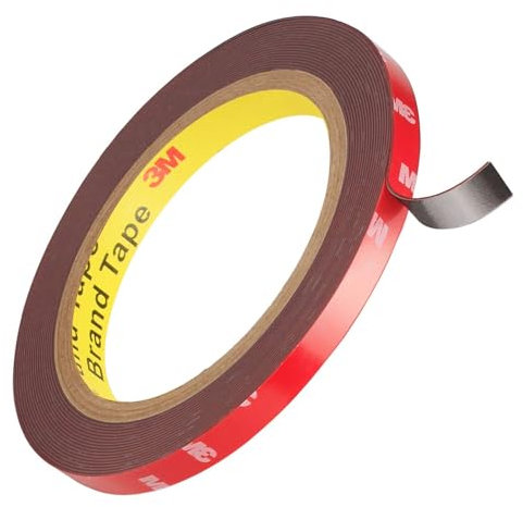 NIEEKRUN Nastro biadesivo – 10 m x 10 mm, nastro di montaggio extra forte, impermeabile, multifunzione, per pareti e strisce LED, auto