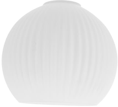 TOKIDNY Abat-jour Verre Blanc Pour Lampes Globe Pour Lustres Suspensions Et Lampes Murales Accessoire Décoratif Polyvalent