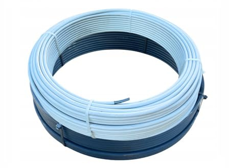 Aluminiumdraht 8mm AlMgSi mit HFFR Kunststoffmantel weich Blitzschutz Meterware (20)