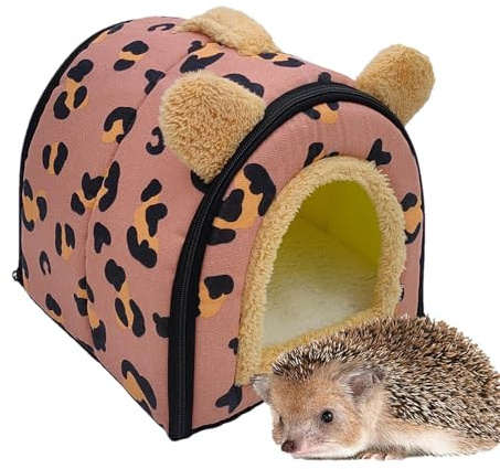 Hamsterbett – weiches, warmes Hasenhaus, Kleintierkäfige zum Verstecken von Nesten, Ausruhen, Schlafen, Spielen, drinnen und draußen, Lebensraum, Zuhause, Gehege, Käfig, Laufstall