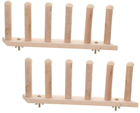 Gadpiparty 2 Stück Katzenwandtreppe mit 6 Stufen Wandmontiertes Kletterregal für Katzen Kratzfestes Katzenmöbel Platzsparend für Zuhause und Wohnung