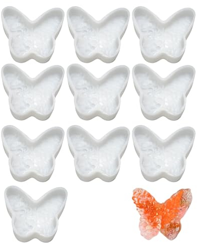 10Pcs Delicate Castings Molds, Pansies