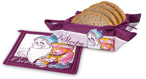 Disney tws63/10mA 7 Zwerge Set Brotkasten mit Topfuntersetzer, Position Pimpel
