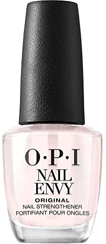 OPI Nail Envy Pink to Envy – Nagelhärter mit Calcium für schwache und brüchige Nägel – allein als Treatment oder als Nagellack in Pastell Pink