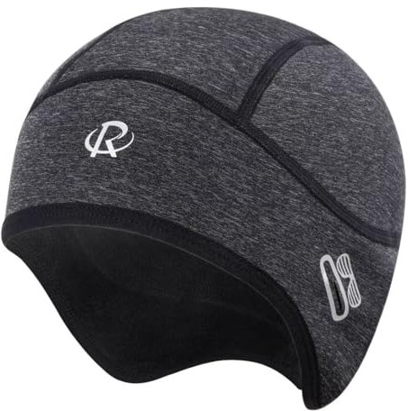 ROTTO Fahrradmütze Laufmütze Herren Damen Warm Winddichte Wintermütze Helm-Unterziehmütze Sportmütze für Radfahren Laufen Skifahren Wintersport