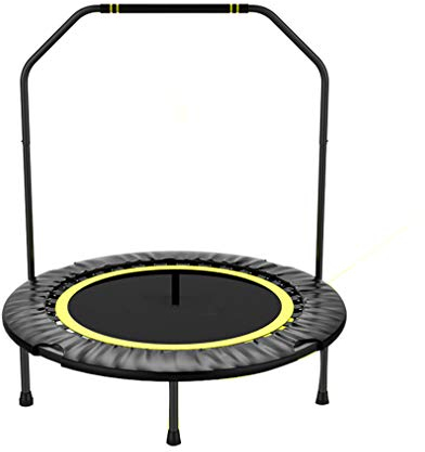 Fitnesstrampolin für Erwachsene, 101 Durchmesser, Aerobic Indoor Trampolin, Belastbar bis 200 kg, Ausdauertraining und Fitness, Seeblau
