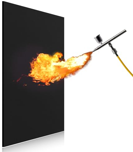 FLASLD Manta de soldadura ignífuga, material resistente al calor hasta 2000 °F, tela ignífuga, fieltro de carbono para parrilla, estufa, soldadores, fontaneros (45 x 61 cm)