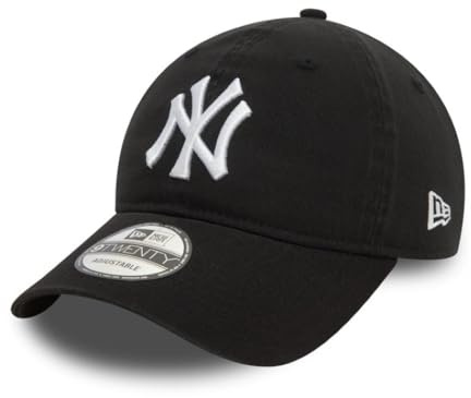 New Era New York Yankees MLB Washed Nero 9Twenty Berretto Regolabile