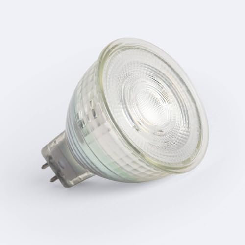 LEDKIA LIGHTING Lampadina LED 12V GU5.3 8W 800 lm Vetro 60º No Flicker 6000K Bianco Freddo