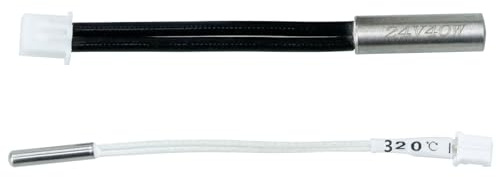 Upgrade Up to 320℃ Temperature Sensor Thermistor NTC 100K 3950B + 24V 40W Heater Cartridge Element Heating Rod Tube Compatible with Creality Ender 3 V3 SE 3D Printer Hotend Accessories
