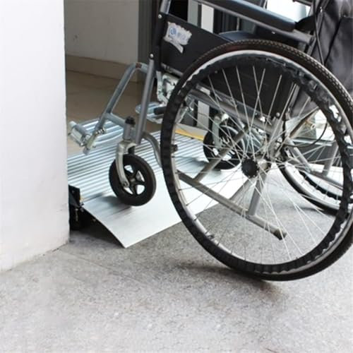 Schwellenrampe, Bordstein-Rollstuhlrampe für ältere Menschen/Behinderte, 6 cm/10 cm/15 cm Höhe, Handicap-Stufen, rutschfeste Mobilitätsschwellenrampen, Traglast 200 kg (74 x 134 x 15 cm)