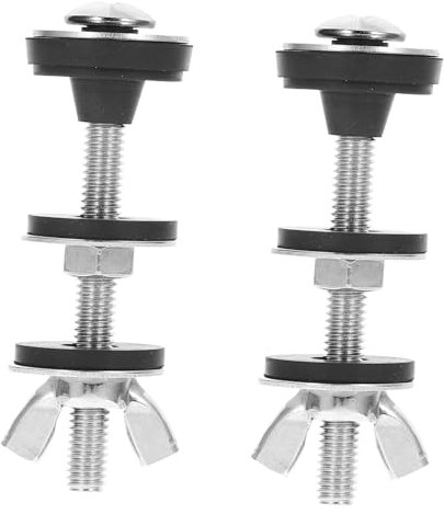 BELLIFFY Edelstahl-schrauben Für Toilettensitze Mit Schrauben Und Muttern Ersatz Für Kaputte Oder Alte Toilettenschrauben Robust Und Rostbeständig Passt Standard-wc-sitzbezüge