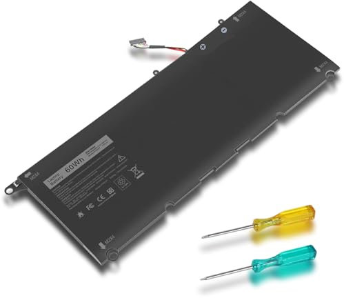 HJTPOWER PW23Y Laptop Battery Replacement Fit for Dell XPS 13 9360 P54G002 13-9360-D1605G 13-9360-D1605T 13-9360-D1609G 13-9360-D1705G Series Replacement TP1GT RNP72 0RNP72 0TP1GT 7.6V 60Wh