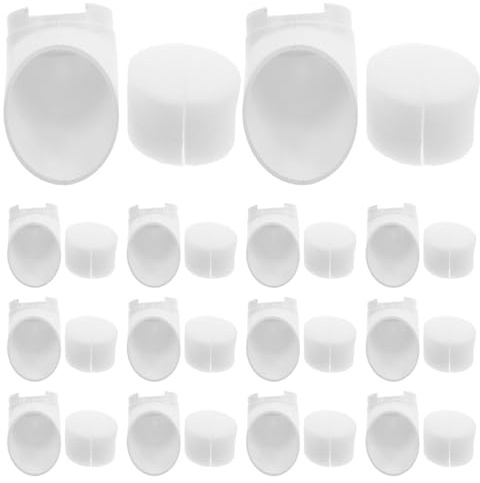 Veemoon Kit Hydroponique 20 Pièces avec Pots en Plastique pour Orchidées, Éponges Hydroponiques Absorbantes, Gobelets Verticaux sans Terre, pour Jardin Vertical, Culture sans Sol