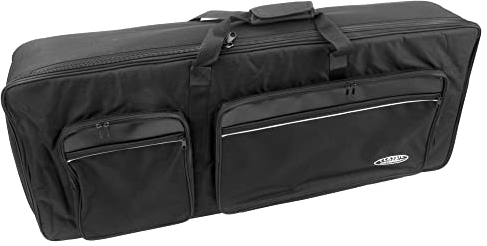Classic Cantabile KT-A Keyboardtasche Größe A (Innenmaße 96 x 38 x 14cm, Schaumstoffpolsterung, reiß- und wasserfest, Rucksackgurte verstellbar) schwarz