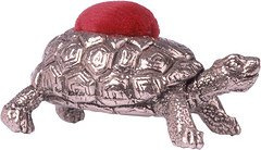 Wentworth Pewter – Pewter Pin Cushions – Handmade Novelty Gift for Sewing Enthusiasts – Cute & Collectible – Made in UK (Tortoise)