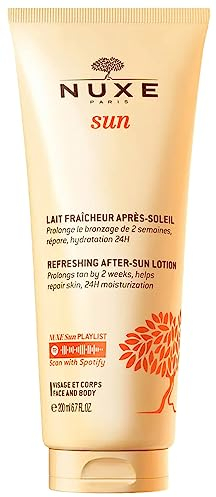 Nuxe After-Sun Lotion Für Gesicht und Körper, Erhält Die Bräune, Kokosnuss, (1 x 200 ml)