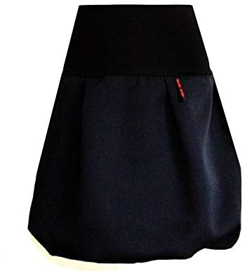dunkle design Ballonrock Rock A Linie Grau Schwarz