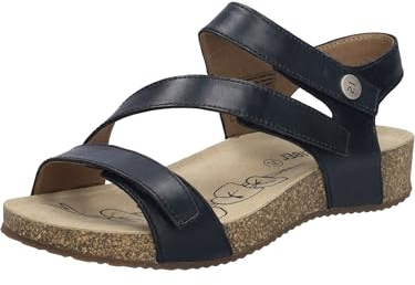 Josef Seibel Women Strappy Sandals Tonga 25, Ladies Sandals,Width G (Regular),Sandal,Summer Shoe,Summer Sandal,Black (Schwarz),42 EU / 8 UK