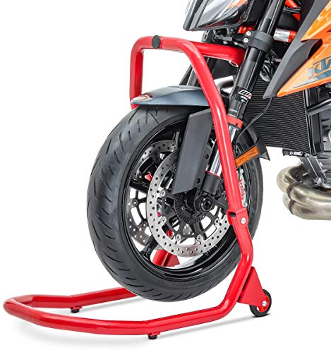 Lenkkopfständer Vorderrad V4 Kompatibel mit Ducati Monster 1100 Evo 11-13 rot