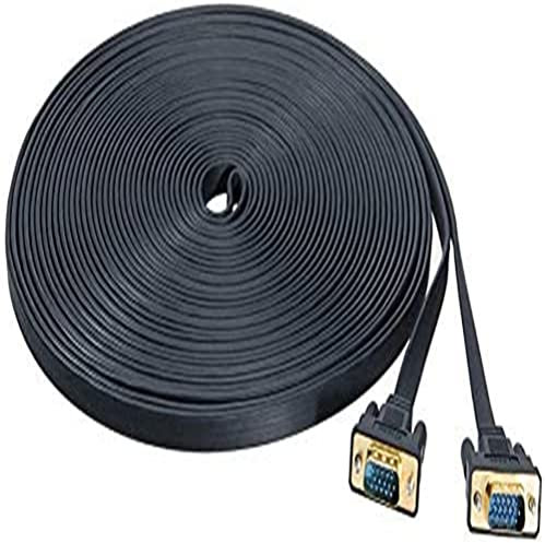 DTECH VGA to VGA Cable 15 Pin Male to Male Connect Computer Monitor With a VGA Port Full HD 1080p High-resolution 20m