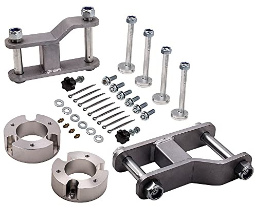 maXpeedingrods Kit de levage de suspension avant arrière pour Navara D40 avec manille lubrifiante