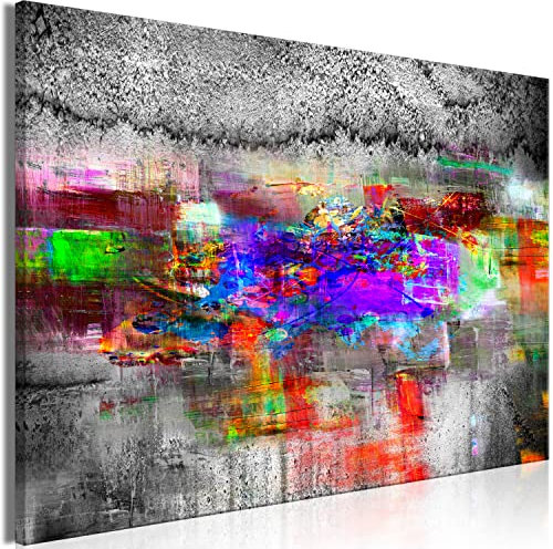murando Cuadro Acústico Abstracto 120x80 cm espuma acústica absorbe el sonido aislamiento lienzo de 1 pieza Impresión Artística Decoración de Pared multicolor como pintado a-A-10148-b-a