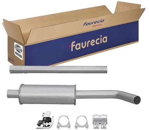 HELLA 8LC 366 025-801 Middle Silencer - Easy2Fit Kit - Middle - Two Piece - Set with Attachments