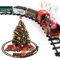 Train Set with Smoke, Sound and Light, Electric Train Track Toy Under Christmas Tree, Christmas Birthday Gift for 3 4 5 6 7 8+ Year Old Kids, Toddlers, Boys and Girls