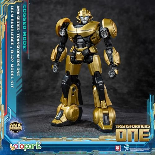 YOLOPARK Bumblebee Transformer Juguete (B-127) Modo de Engranaje, 6.3 Pulgadas Transformador de Alta articulación One Action Figure, Transformer Bumblebee Modelo Kit para 8 años en adelante