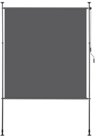 Hebitod Tenda da sole verticale a morsetto, per esterni, 150 x 270 cm, impermeabile, resistente ai raggi UV, per balcone, terrazza, giardino