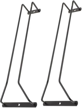 WOONEKY 2 Pezzi Portabicchieri Sospeso Metallo da Rack per da Vino Sottopensile Ottimizza Cucina e Bar Resistente e Versatile per e Goblet