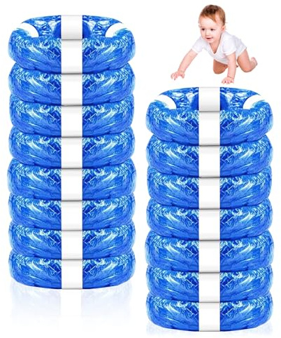 15 Stück Windeleimer Nachfüllkassetten, Kompatibel mit Windeleimern von Litter Genie, Angelcare, Diaper Genie, Tommee Tippee, Litter Locker, Spross – Großpackung, Wirtschaftlich, Geruchsneutral