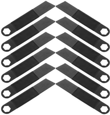STOBAZA 12 Stück Feuerstahl Set Für Outdoor Und Camping | 12 Stück, Metallschaber, Kompaktes Format, Rucksack, Grillen Wandern