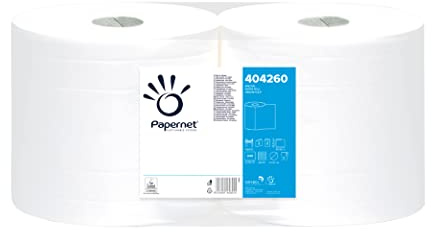 Papernet termoplastiska pappershanddukar vita, cellulosa