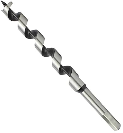 Weischer® - Schlangenbohrer 28 x 320 mm | Holzbohrer Spiralbohrer | 6-Kant-Schaft | Gewindespitze für präzise Bohrung | Weich- & Hartholz | stabiler & bruchfester Bohrer
