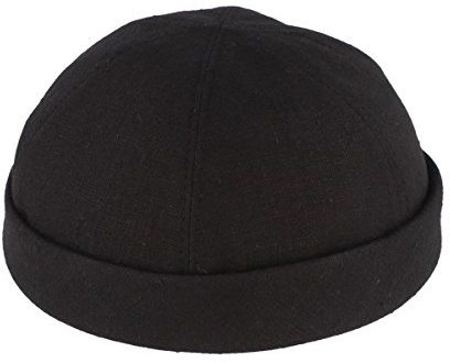 Bullani Sommer Docker-Cap Dockermütze Seemannsmütze 100% Leinen Kappe Bequem Hautverträglich