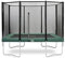 Salta Trampoline Combo - rechteckig - 214 x 305cm - 7 x 10ft - Schutzrand Grün - Trampoline mit Sicherheitsnetz