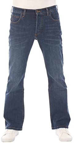 Lee Jeans da Uomo Bootcut Denver Pantaloni Blu Jeans Uomo Cotone Stretch Denim Blu w30 w31 w32 w33 w34 w36 w38 w40 w42 w44, Dark Westwater (Lss1sjnz3), 33W / 34L