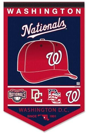 WinCraft Washington Nationals Heritage History Banner Pennant