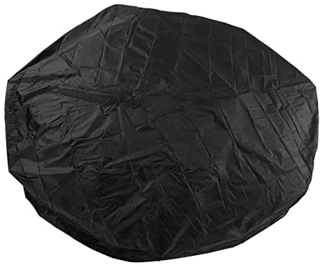 Faltbare Wasserfeste Abdeckung für Badewanne aus Polyester Wetterfest Silber Beschichtet Reißfest Sauberhalten Schwarz 215 x 70 cm
