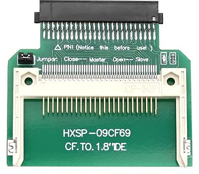 SING F LTD 50-Pin CF to IDE 1.8 Adapter Card 50 Pin Compact Flash Adapter Card Compatible with Linux Compatible with Win98 Accessories for Motherboards