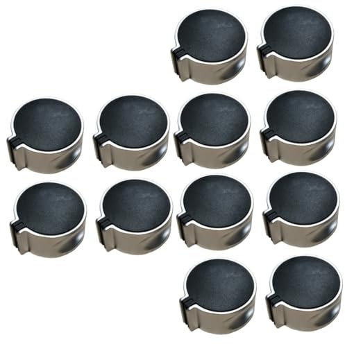 Gatuida 12 Stk Herd Zündschalter Elektroherd Brenner Drehofen Gerät runde Knöpfe küchenarmatur kitchen accessories slice Herdzündung Gasherd-Ein-Aus-Knopf Boutique Schalterknopf rotieren
