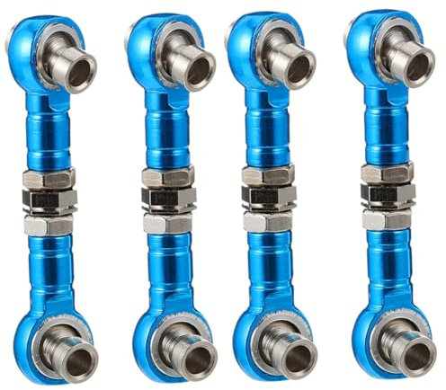 JECOMPRIS 4pcs Rc Truck Linkage Rod End Replacement for Rc Car Truck Parts Ball Head Oxidation Process for Durability for