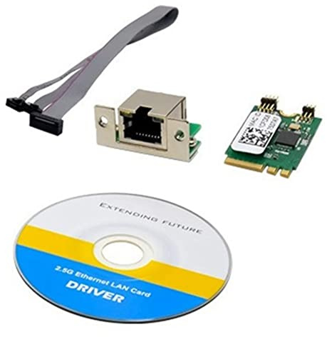PEKKA M.2 A+E Key 2.5G Carte LAN Ethernet RTL8125B Carte réseau de contrôle industriel PCI Adaptateur de réseau d'extension