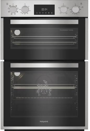 Hotpoint Built In Electric Double Oven - Stainless Steel - A/A Rated