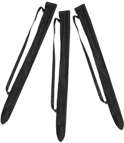 Hemobllo 3 Set Reversible Umbrella Cover Bag with Shoulder Strap, Pongee