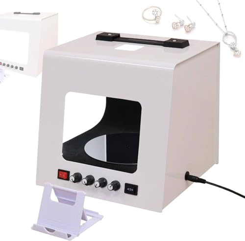 Scatola luminosa portatile per studio fotografico con staffa di sospensione magnetica, 20.000-22.000 Lux per fotografia e video di piccoli oggetti, ideale per fotografia professionale
