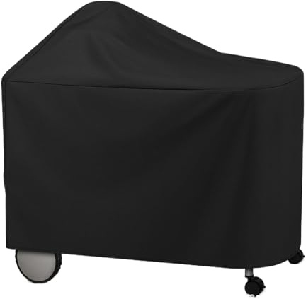 Ranley Funda para parrilla de barbacoa, cubierta para parrilla al aire libre, con correas ajustables, protección anti-UV, protección impermeable para patio, cocina, jardín, parrilla, horno de barbacoa