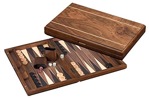 Philos 1125 - Backgammon Delos, große Kassette, Magnetverschluss